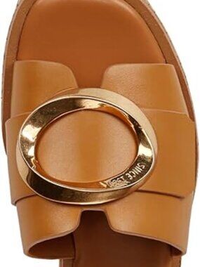 Franco Sarto Hoda Cork Platform Slide Sandals - 6.5M